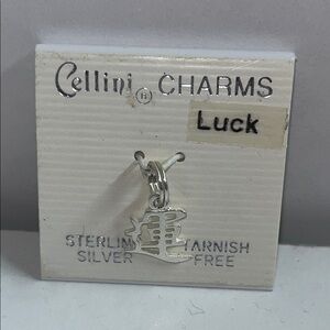 Cellini Charms Sterling Silver Luck Pendant/Charm #luck #stpatricks #silver